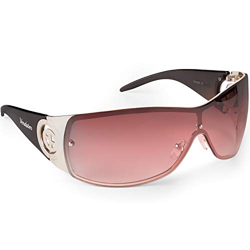 Verdster Cosmo Sunglasses for Ladies – Women’s Large Shield Designer ...